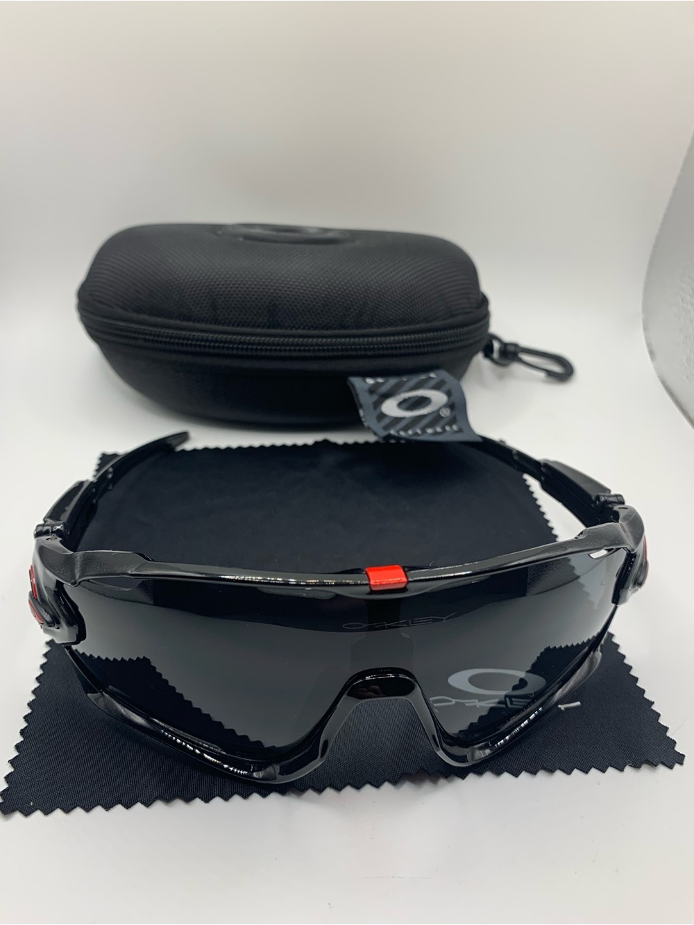 Oakley EV Path Black Sport Sunglasses with Protective Case